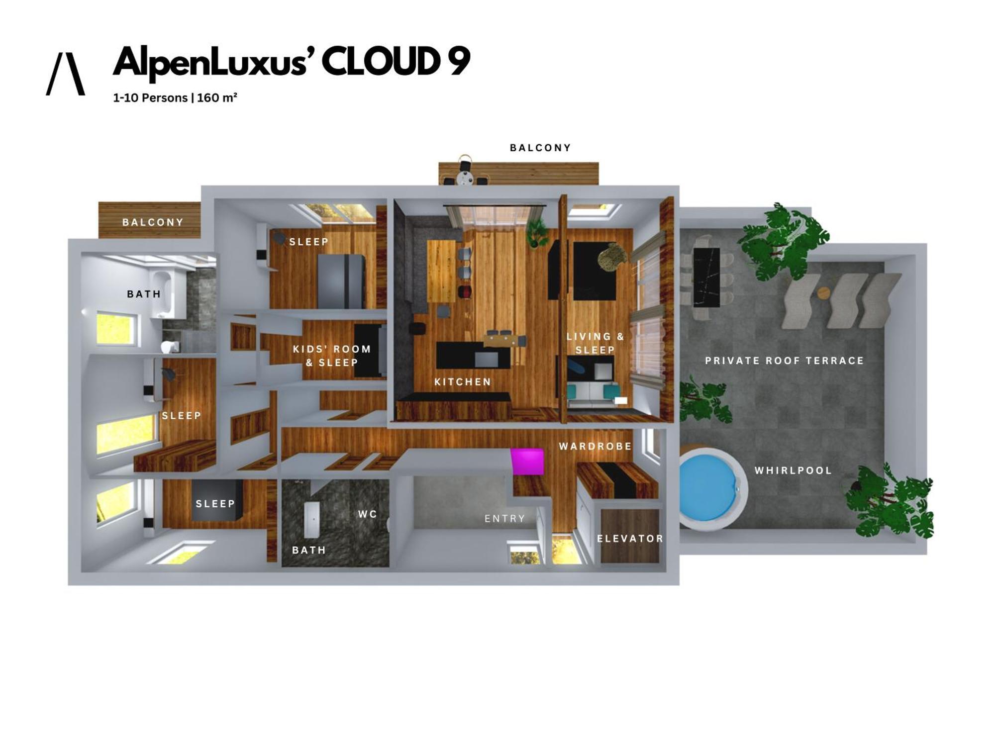 شقة Alpenluxus Presents Cloud 9 - Private Roof Terrace With Whirlpool فغن المظهر الخارجي الصورة